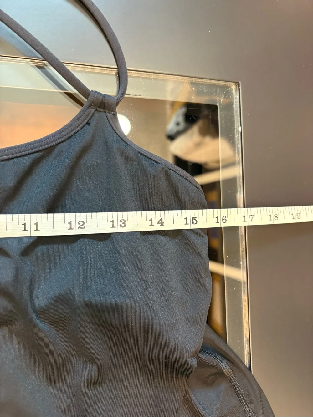 lululemon athletica Charcoal Gray Strappy Top